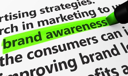 Brand Awareness Marketing Concept