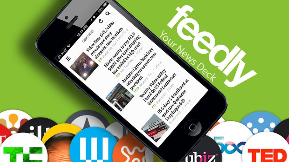 Feedly (source Mashable)